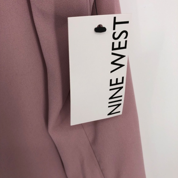 Nine West Womens Tank Top Blouse Size XXL Pink Softshell V Neck Lightweight NWT - Picture 4 of 11
